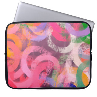 Handgemaakt surrealistisch abstract patroon. Moder Laptop Sleeve