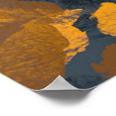 Handgemaakt surrealistisch abstract patroon. Moder Poster (Hoek)