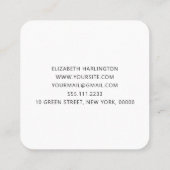 Handgemaakt. Uitrusting voor de krachtopening. Kni Vierkante Visitekaartje (Achterkant)