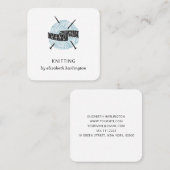 Handgemaakt. Uitrusting voor de krachtopening. Kni Vierkante Visitekaartje (Voorkant / Achterkant)