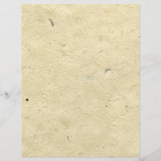 Handgemaakt vezelpapier flyer (Voorkant)