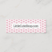 Handgemaakt Visitekaartje voor kleine bedrijven (Achterkant)