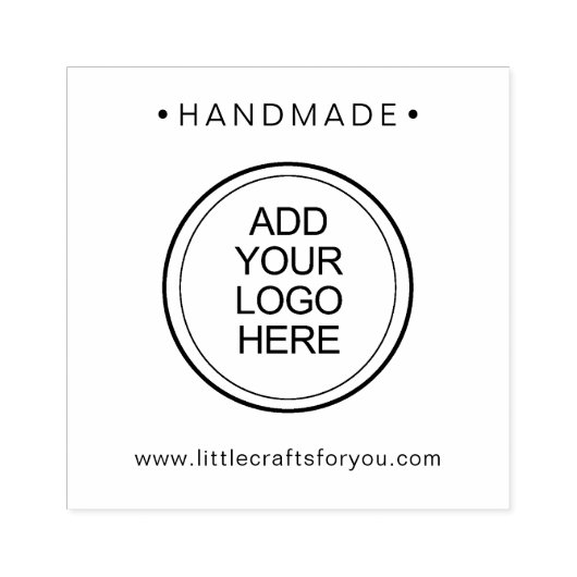 Handgemaakt Voeg uw logo toe Aangepast Rubberstempel (Afrduk)