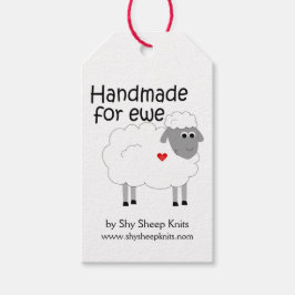 Handgemaakt voor Ewe Hangtag Cadeaulabel