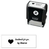 Handgemaakt voor je hartstif zelfinktende stempel (In situ)