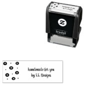 Handgemaakt voor U Mini Sewing Buttonnen Zelfinktende Stempel (In situ)