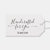 Handgemaakt voor u persoonlijk cadeaulabel (Voorkant (Horizontaal))
