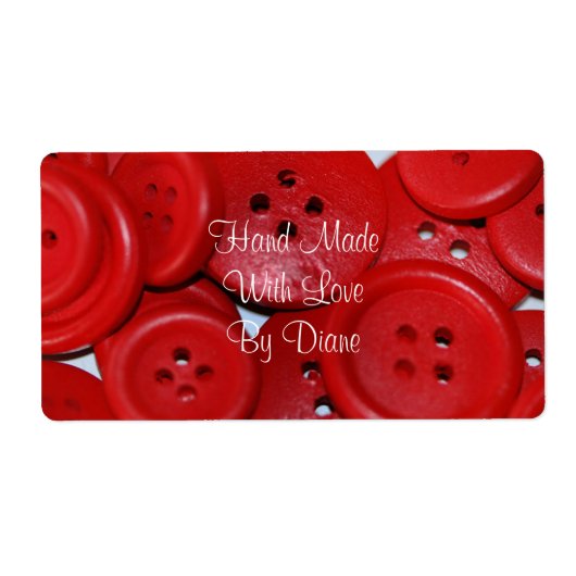 Handgemaakt voor uw labels (Voorkant)