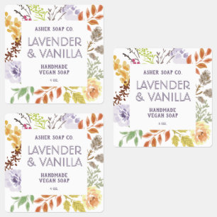 Handgemaakt zeepetiket Uw Logo hier zaken Labels