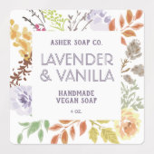 Handgemaakt zeepetiket | Uw Logo hier zaken Labels (Design 2)