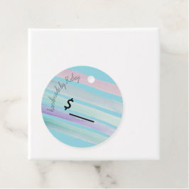 Handgemaakte aangepaste marktprijs labels