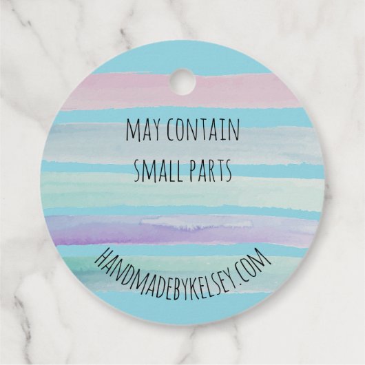 Handgemaakte aangepaste marktprijs labels (Achterkant)