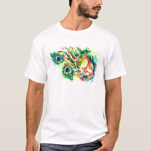 Handgemaakte Abstracte schilderijen van Lord Krish T-shirt (Voorkant)
