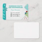 Handgemaakte ambachtelijke producten en sloopartik visitekaartje (Voorkant / Achterkant)