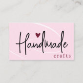 Handgemaakte Ambachten Kalligrafie Signature Love  Visitekaartje (Voorkant)
