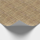 Handgemaakte Ambachtenmand Naadloze Textuur Cadeaupapier (Hoek)