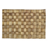 Handgemaakte Ambachtenmand Naadloze Textuur Kussensloop (Achterkant)