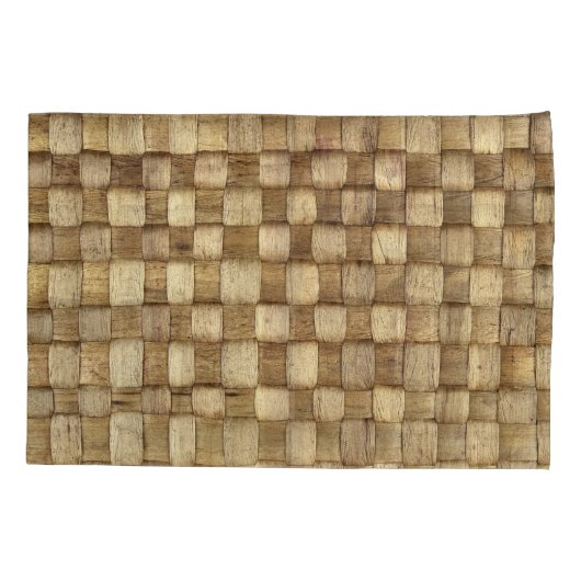 Handgemaakte Ambachtenmand Naadloze Textuur Kussensloop (Achterkant)