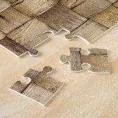 Handgemaakte Ambachtenmand Naadloze Textuur Legpuzzel (Zijkant)