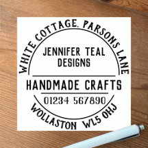 Handgemaakte ambten Rubberstempel