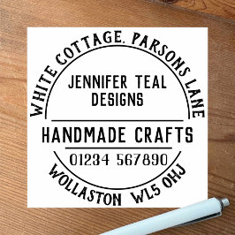 Handgemaakte ambten Rubberstempel