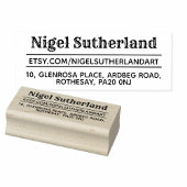 Handgemaakte ambten Rubberstempel