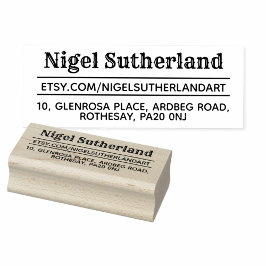 Handgemaakte ambten Rubberstempel