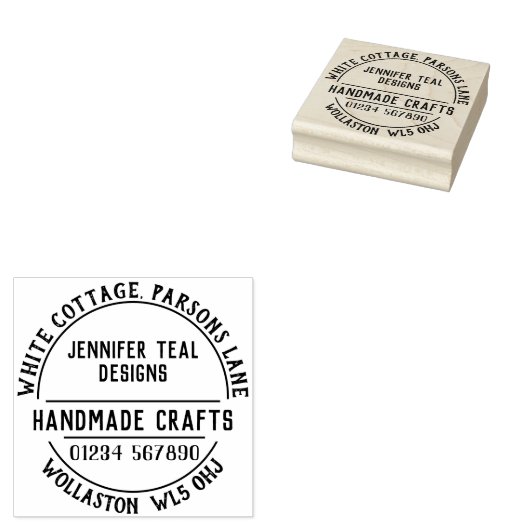 Handgemaakte ambten Rubberstempel (Gestempeld)