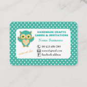 Handgemaakte artikelen en wenskaarten visitekaartje (Voorkant)