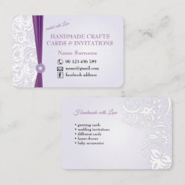 Handgemaakte artikelen en wenskaarten visitekaartje