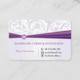 Handgemaakte artikelen en wenskaarten visitekaartje