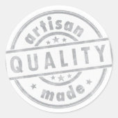 Handgemaakte Artisan Quality Sticker (Voorkant)