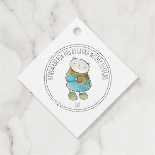 Handgemaakte Baby Kleding Maker Product Bedankjes Labels