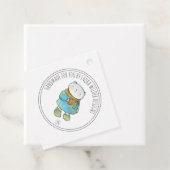 Handgemaakte Baby Kleding Maker Product Bedankjes Labels (In situ)