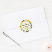 Handgemaakte Bad Product Citroenen Sticker (Envelop)