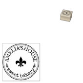 Handgemaakte Bakkerij Gepersonaliseerde Logo Rubberstempel (Gestempeld)