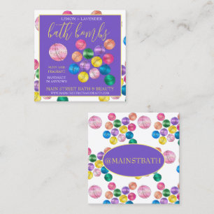 Handgemaakte bath Shower beamt Beauty Products Vierkante Visitekaartje