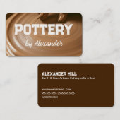 Handgemaakte batterij visitekaartje (Voorkant / Achterkant)