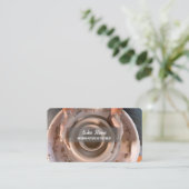 Handgemaakte batterij visitekaartje (Staand voorkant)