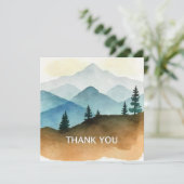 Handgemaakte bedankkaart begrafenis rouwuiting (Staand voorkant)