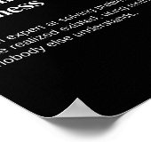 Handgemaakte bedrijfseigenaar Funny Work Definitio Poster (Hoek)