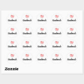 Handgemaakte bedrijfstickers ronde sticker (Vel)