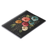 handgemaakte bloemen notitieboek (Linkerzijde)