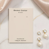 Handgemaakte Boho Chic  Oorbel Houder Visitekaartje