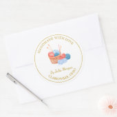 Handgemaakte brei Label (Envelop)