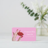 Handgemaakte broche visitekaartje (Staand voorkant)