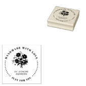 Handgemaakte Business Blooms Wildflower Boeket Rubberstempel (Gestempeld)