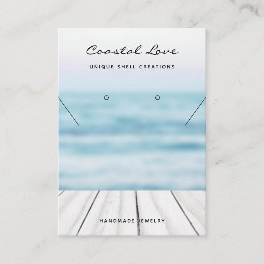 Handgemaakte Business QR Code Sieraden Display Kaa Contactkaartje (Voorkant)