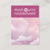 Handgemaakte Business QR Code Sieraden Display Kaa Contactkaartje (Voorkant)