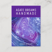 Handgemaakte Business QR Code Sieraden Display Kaa Contactkaartje (Voorkant)